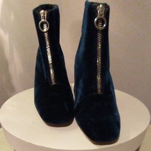 Brand New ZARA soft dark navy blue ankle boot size 5 -5.5 - Picture 11 of 11